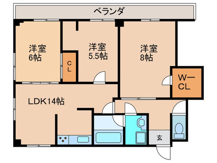 マイアみどりの物件間取画像