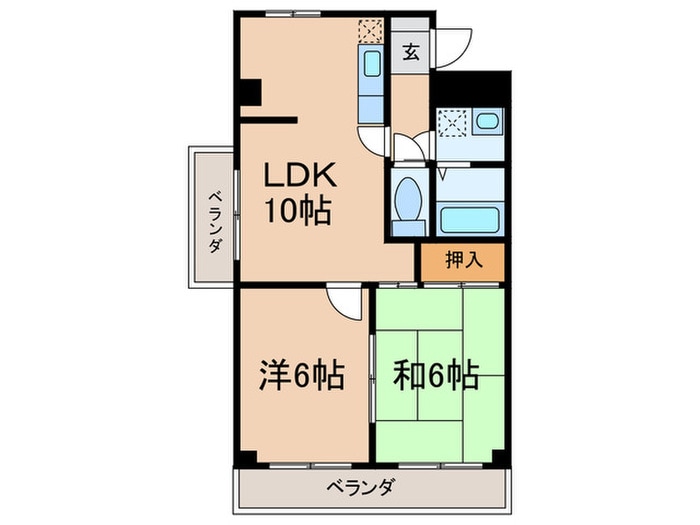 橘ＡＫビルの物件間取画像