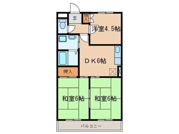 メゾンサラの物件間取画像