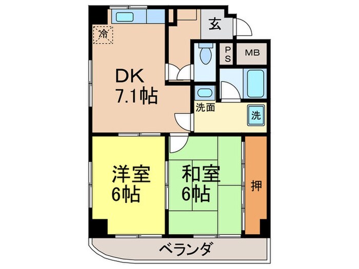 ルミナス白壁の物件間取画像