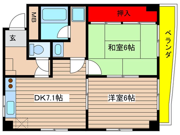ルミナス白壁の物件間取画像