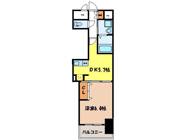 ｴｽﾃﾑﾌﾟﾗｻﾞ名古屋駅前PT(205)の物件間取画像