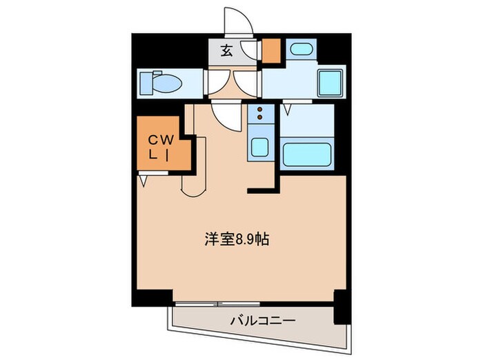 エステシア名駅（303）の物件間取画像