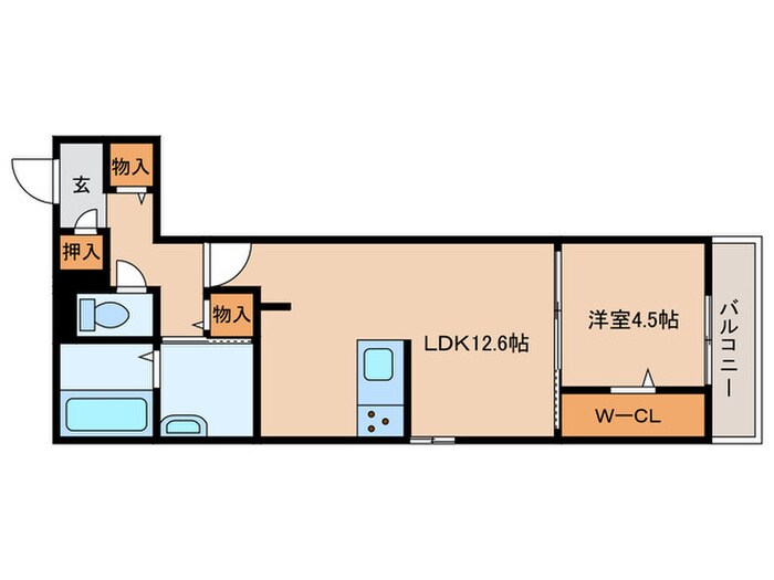 セレスティア森末町の物件間取画像