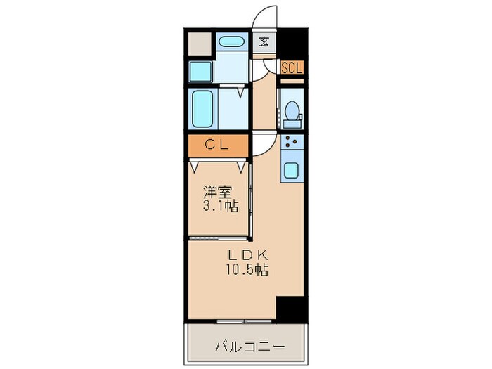 アンジュ栄の物件間取画像