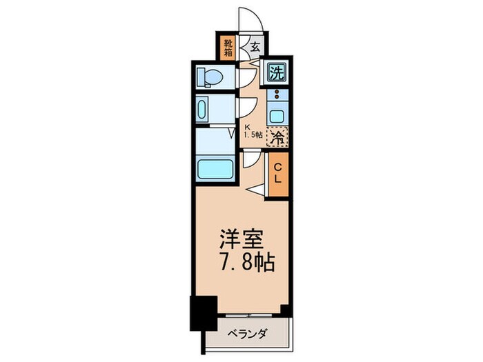 プレサンス丸の内雅殿(1103)の物件間取画像