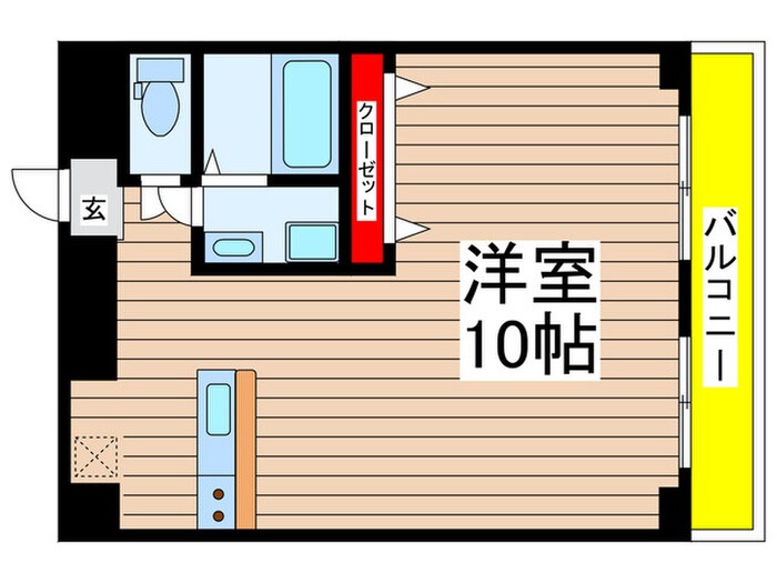 ｼﾞｭﾈｽｺｰﾄ桜山の物件間取画像