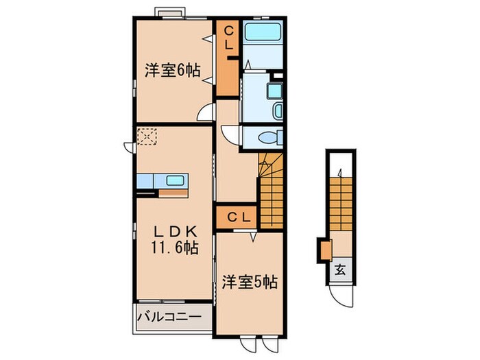フィオーレの物件間取画像