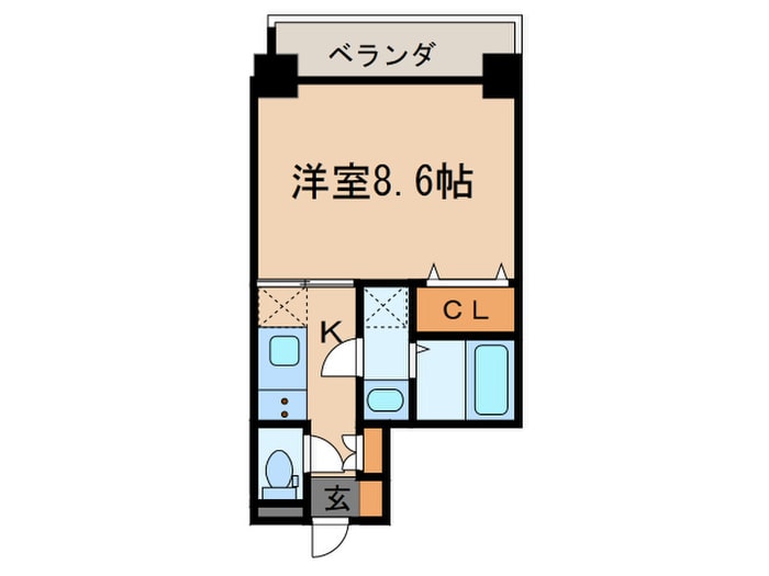 ファスティーナ志賀本通の物件間取画像