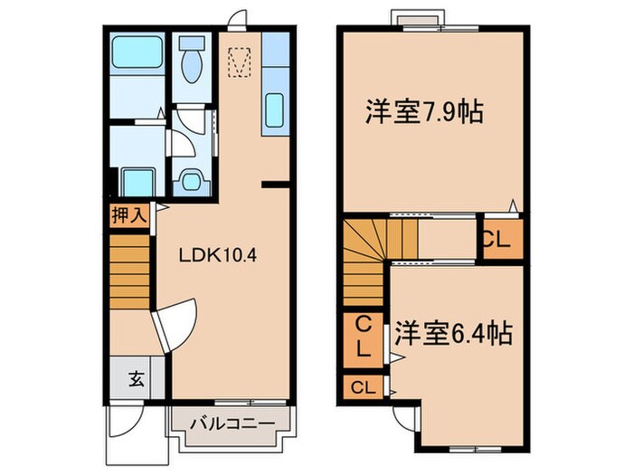 アルモニ－の物件間取画像