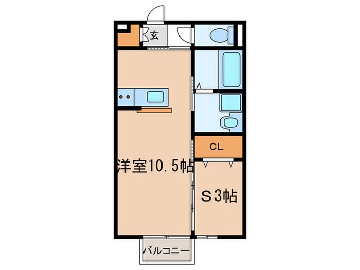 セジュール信長の物件間取画像