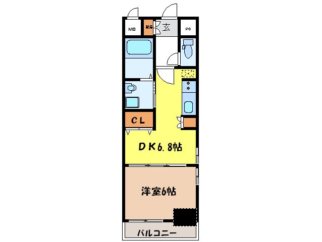 ｴｽﾃﾑﾌﾟﾗｻﾞ名古屋駅前PT(1003)の物件間取画像