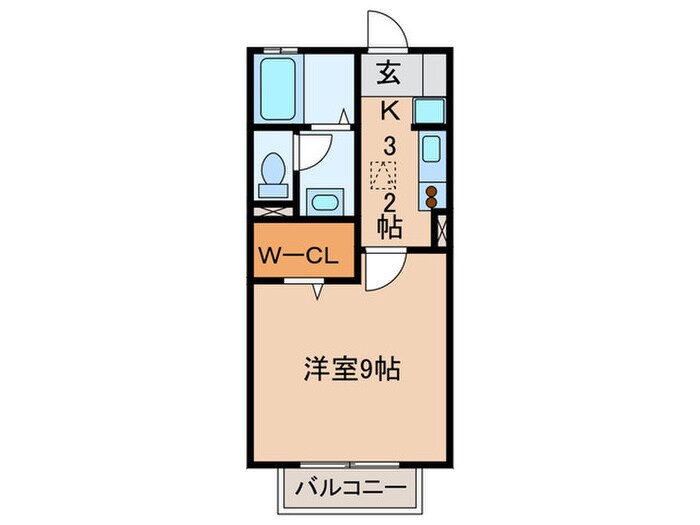 ヴォラ－レⅠの物件間取画像