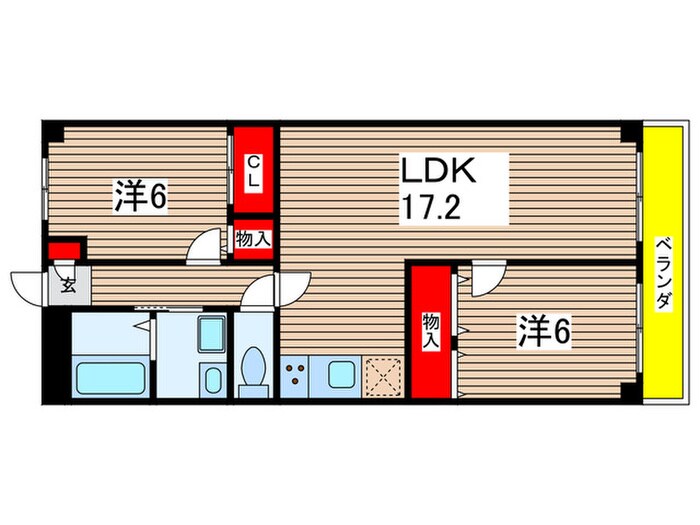 ＳＴプラザ御器所の物件間取画像