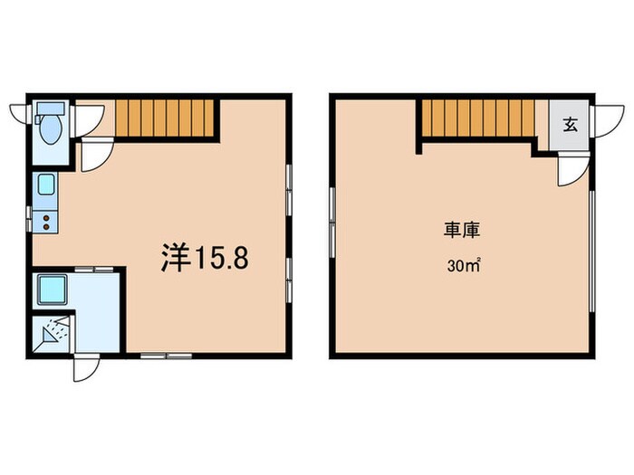 小信中島ガレージハウスの物件間取画像