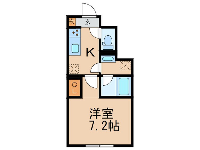 ポートパレス東海通の物件間取画像