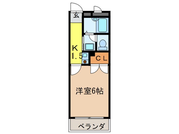 メゾン・ヤスフクの物件間取画像