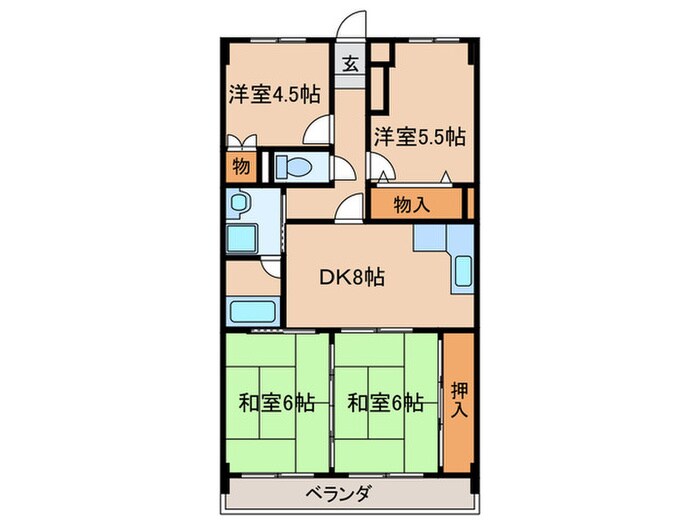 メゾン杉山の物件間取画像