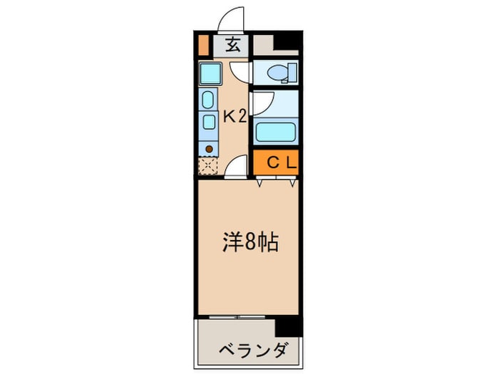 ベル池下の物件間取画像