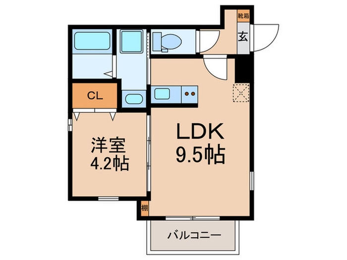 Ｃｈｅｒｉｍ黒川Ｓｏｕｔｈの物件間取画像