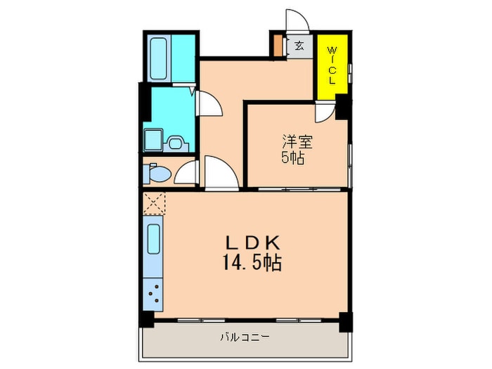 鶴舞北ビルの物件間取画像