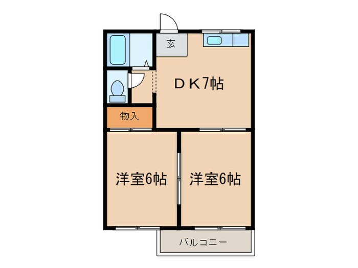 物件間取画像