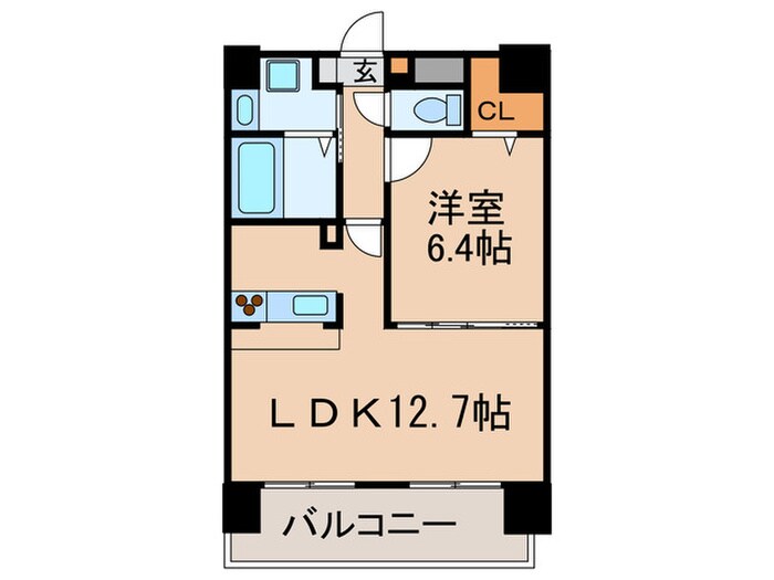 リバ－コ－ト砂田橋の物件間取画像