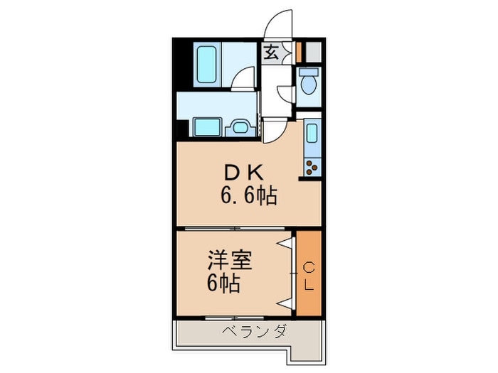 ハイリスベーネ池下の物件間取画像