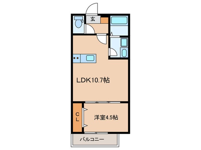 LECOCON岩倉の物件間取画像