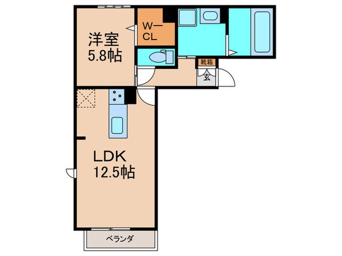 ＦＯＲＴＵＮＡＴＡの物件間取画像