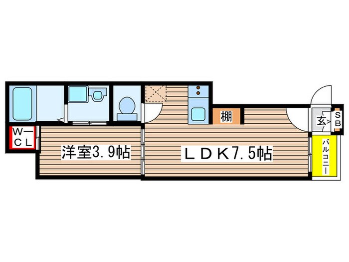 La Fille Gokisoの物件間取画像