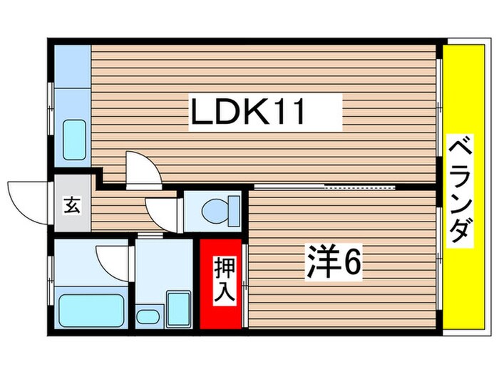 ＦＢ恵方マンションの物件間取画像