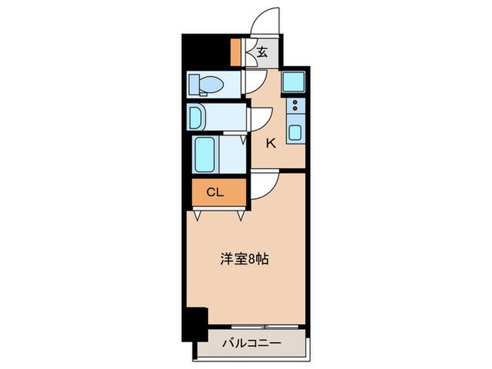 メイクスアート太閤通の物件間取画像