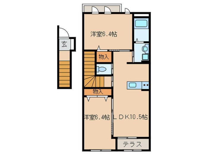 シエルエトワールの物件間取画像