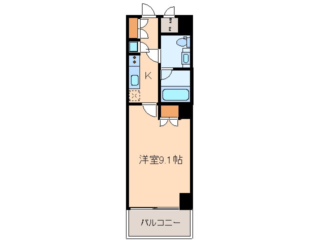 スクエア名駅南の物件間取画像