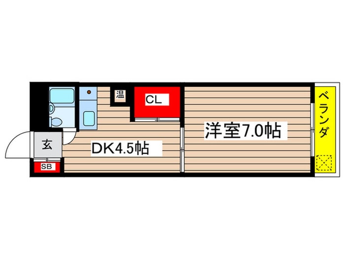 第２中川ビルの物件間取画像