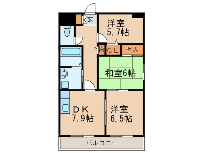 ル・クオ－レの物件間取画像