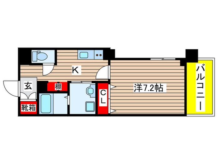 SunRise鶴舞の物件間取画像