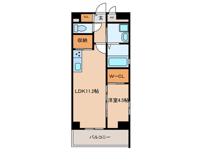 フォルティス今池の物件間取画像