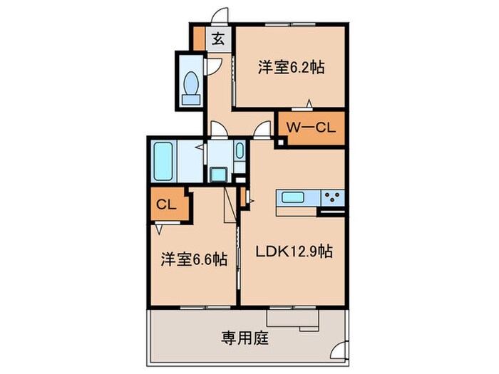 FORTUNE Ⅱの物件間取画像