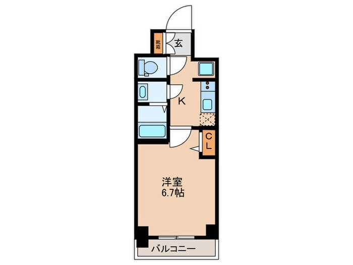 プレサンス葵デュリスの物件間取画像