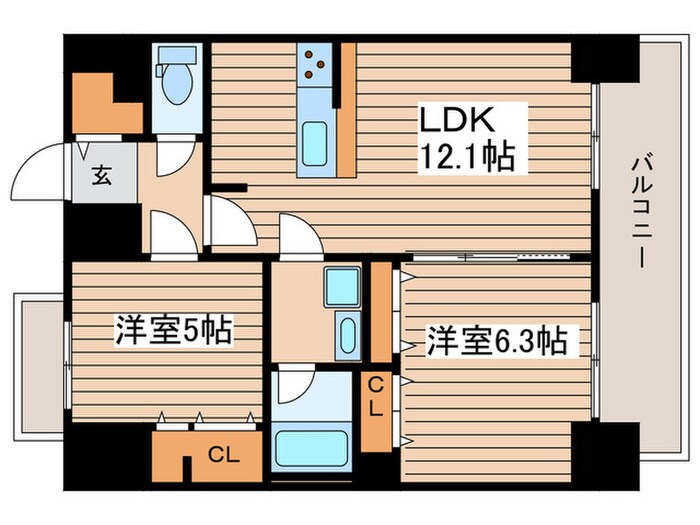 プレサンスＴＨＥ新栄の物件間取画像