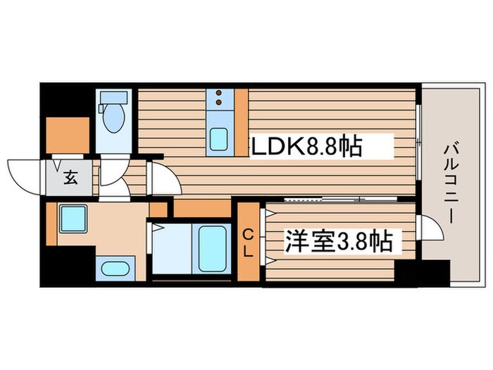 プレサンスＴＨＥ新栄の物件間取画像