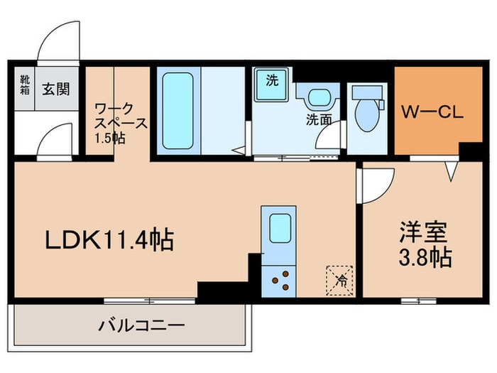 Lavandeの物件間取画像