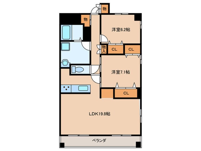 フロイデ 一宮の物件間取画像