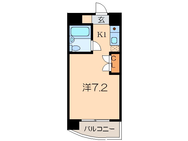 フィレンツェ名駅の物件間取画像