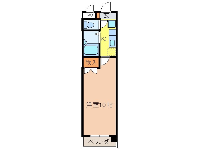 セントラルハイツ旭の物件間取画像