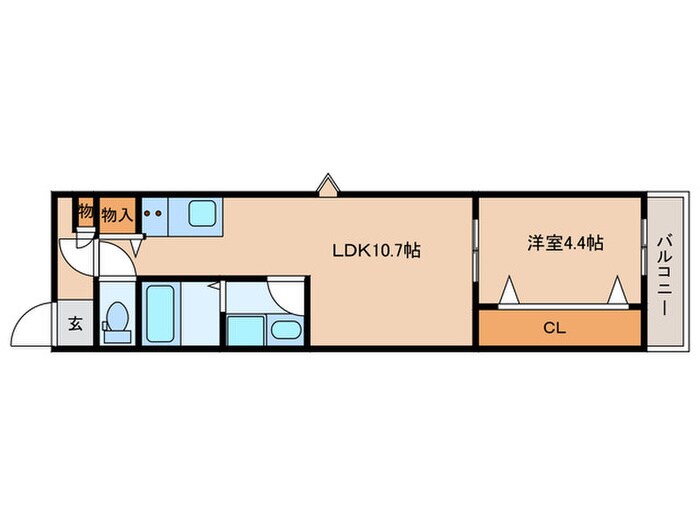 LECOCON一宮の物件間取画像