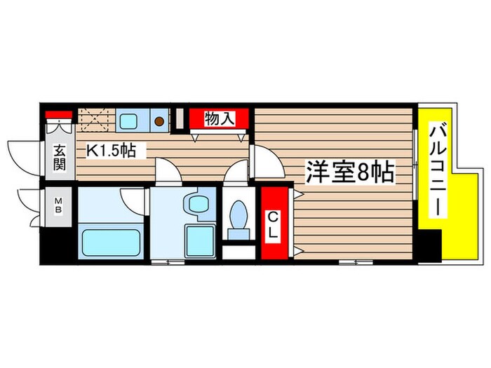 パ－ルコ－トの物件間取画像