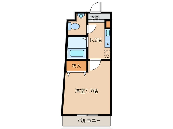 セラヴィ坂崎の物件間取画像